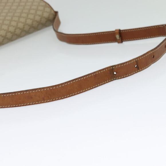 CELINE Macadam Canvas Shoulder Bag Pvc Beige Gold - Picture 7 of 13